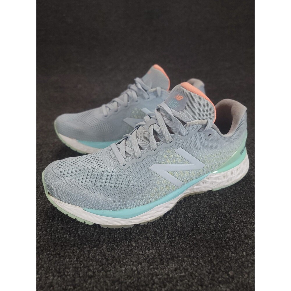 New Balance Fresh Foam 880 V10 Running Shoes Womens Size 10 B Gray Blue W880G10